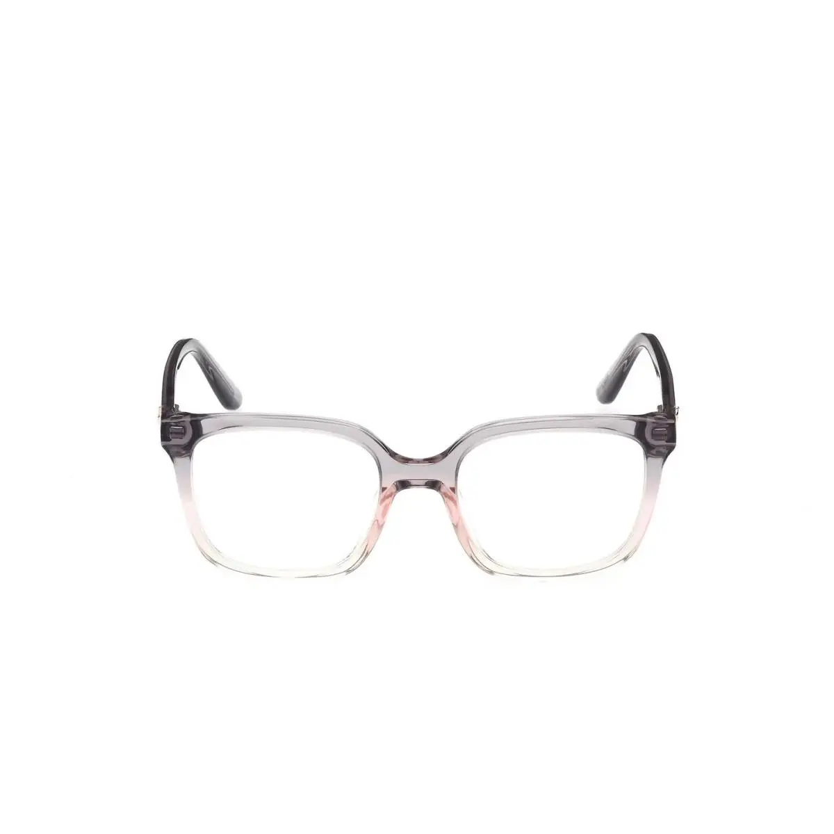 Guess GU9215 020 Shiny Gray Clear Plastic Optical Eyeglasses Frame 46-17-135 GU