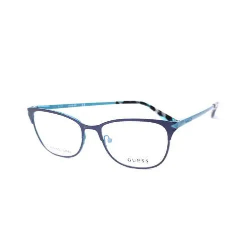 GU2638 091 Blue Eyeglasses Size: 52- 16- 135 by Guess