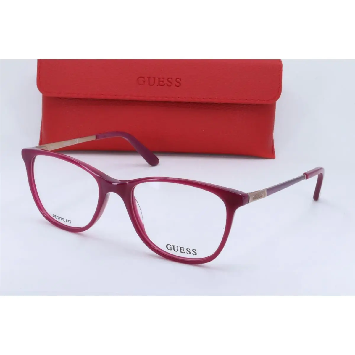 Guess GU2566 Pink Square Women Full Rim 53-17-135 Eyeglasses Frames