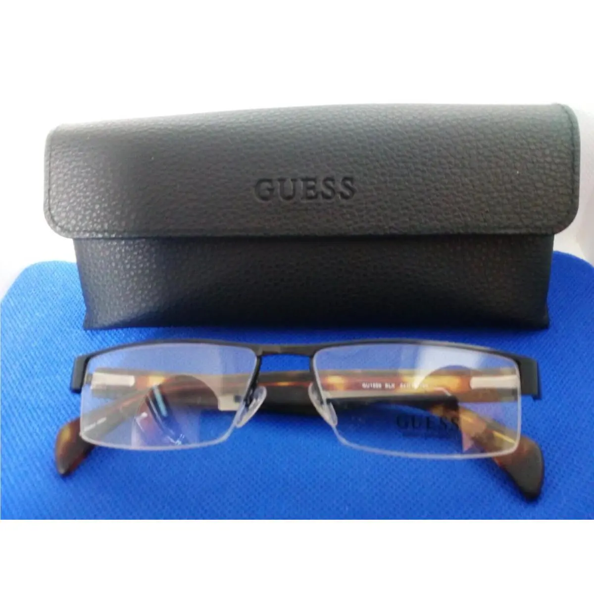 Guess GU 1599 E7800 Semi-rimless Eyeglasses Price Comes in Grey Also