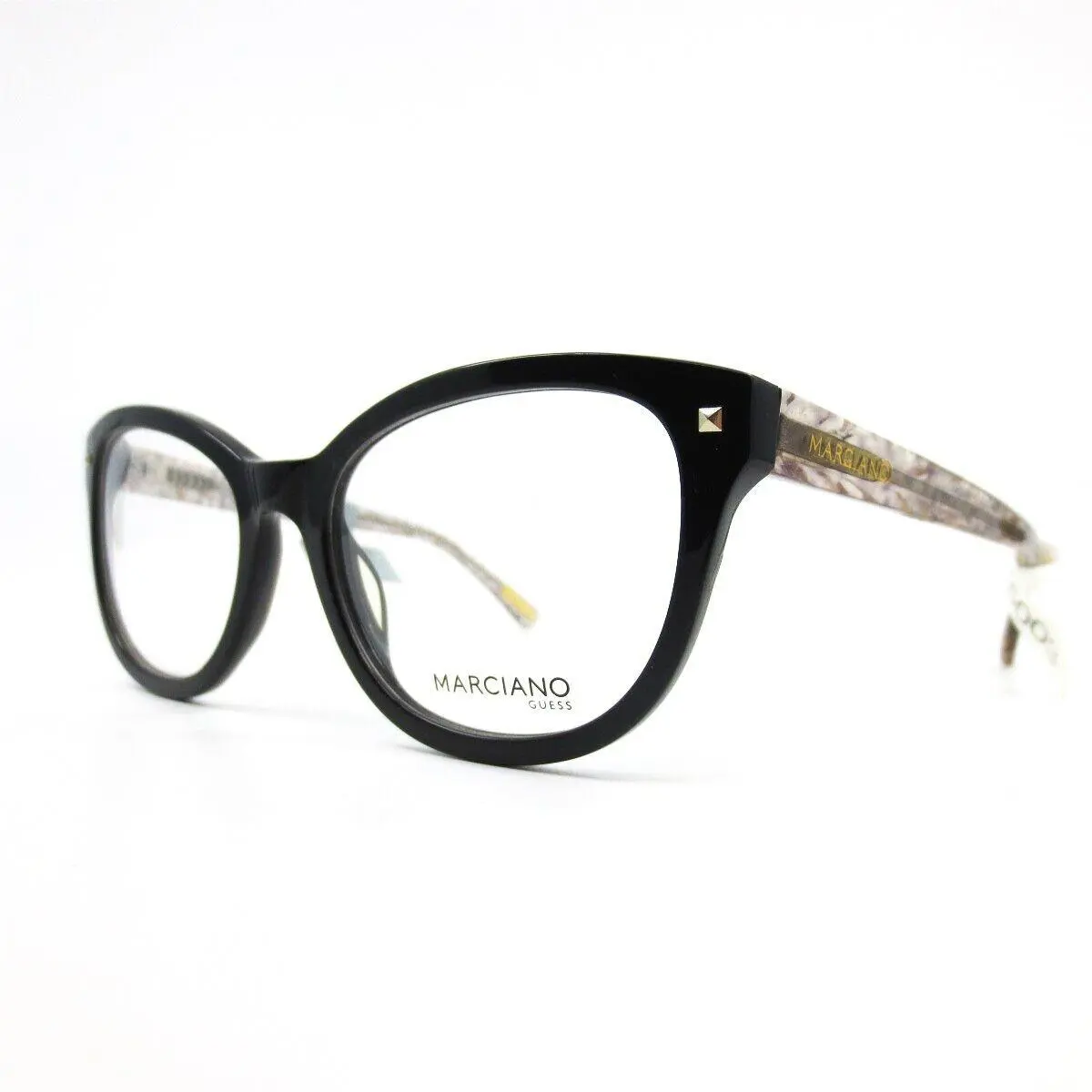 Marciano By Guess GM270 001 Brown Black Optical Eyeglasses Frames 53-18-135