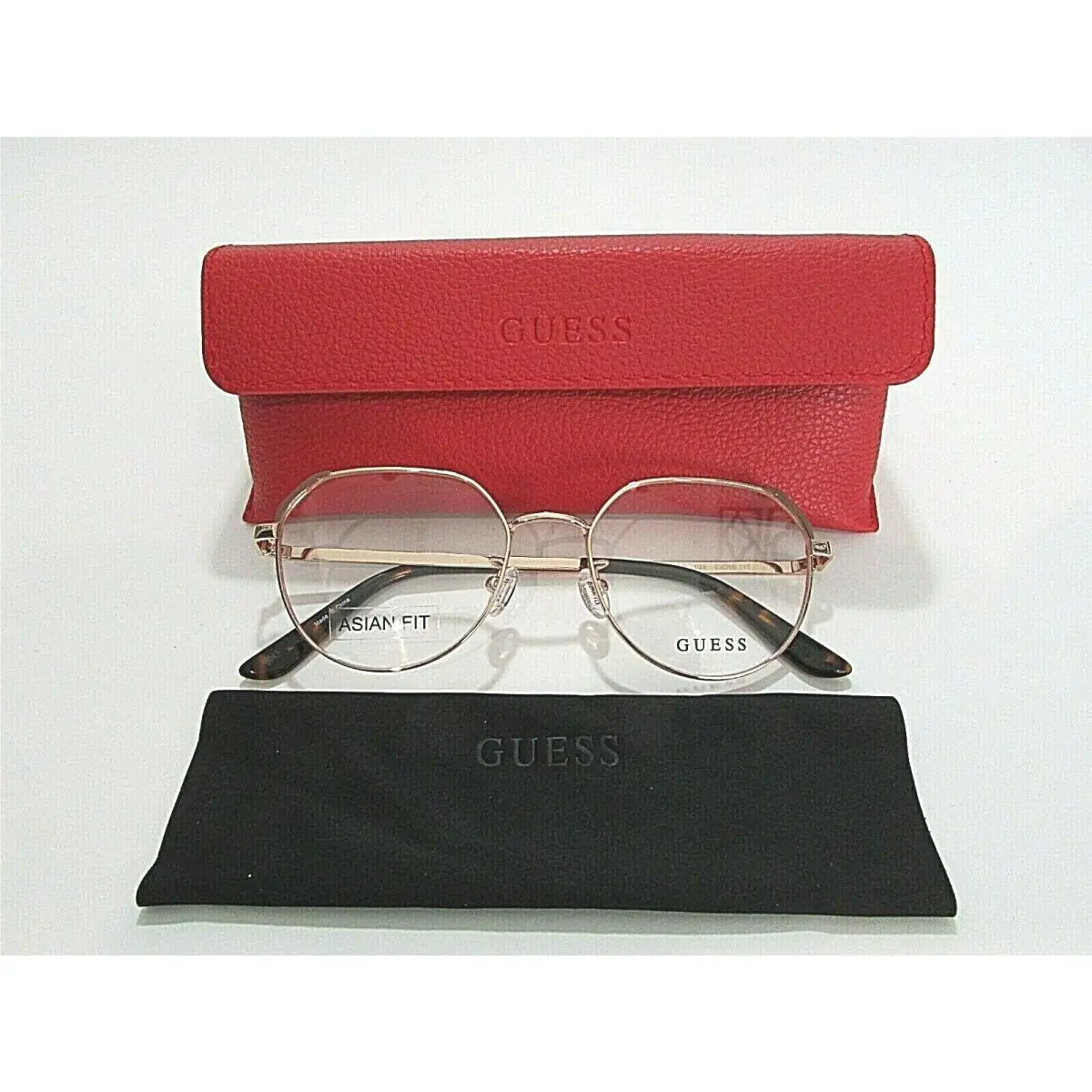 Guess GU2859-D GU 2859-D 028 Shiny Rose Gold Eyeglasses Rx-able Frame