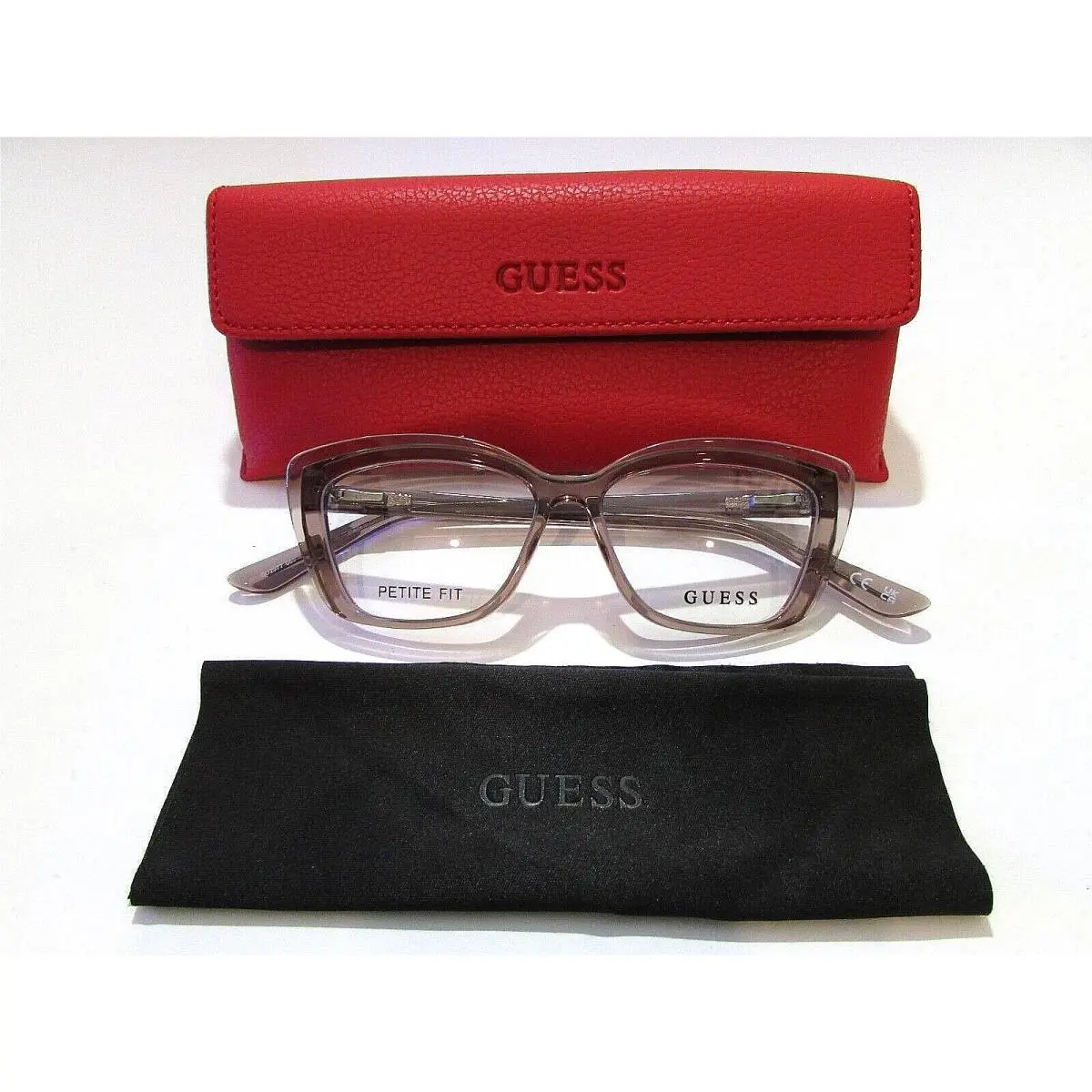 Guess GU2977 GU 2977 059 Beige/other Petite Fit Eyeglasses Rx-able Frame 49 MM