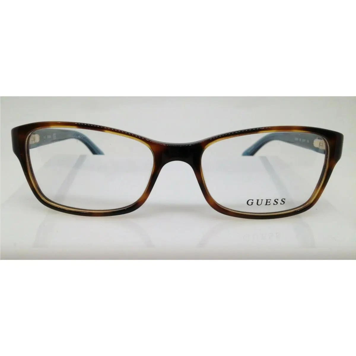 Guess GU2591 Tortoise Blue 052 Plastic Optical Eyeglasses Frame 50-17-135 2591 A
