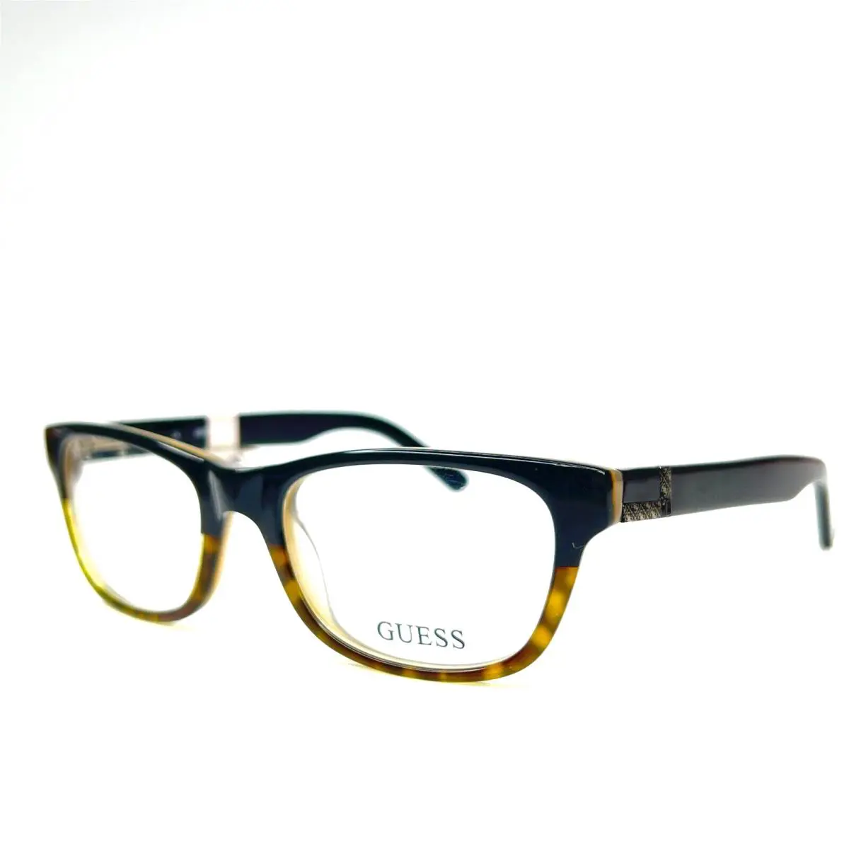 Guess Eyeglasses GU1749 Blkto Black Tortoise Rectangle Frames 52-19-140