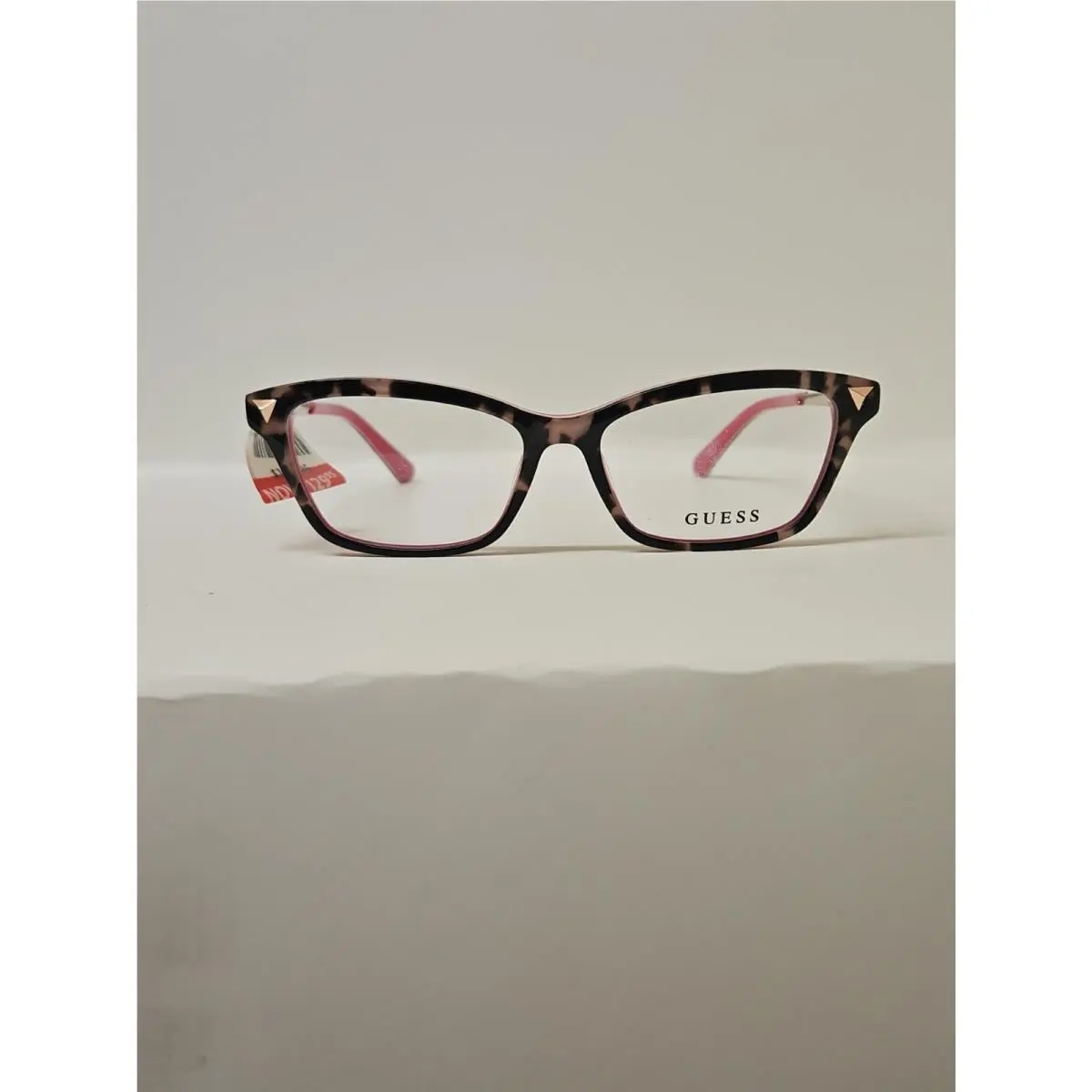 Guess GU2797 074 Pink/other Cat Eye Plastic Optical Eyeglasses Frame 52-15-140