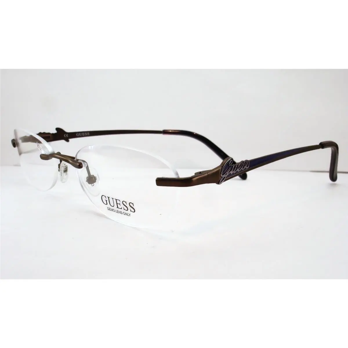 Guess Eyeglass Frame GU 2277 Brown Woman Drill Mount 52-17-135