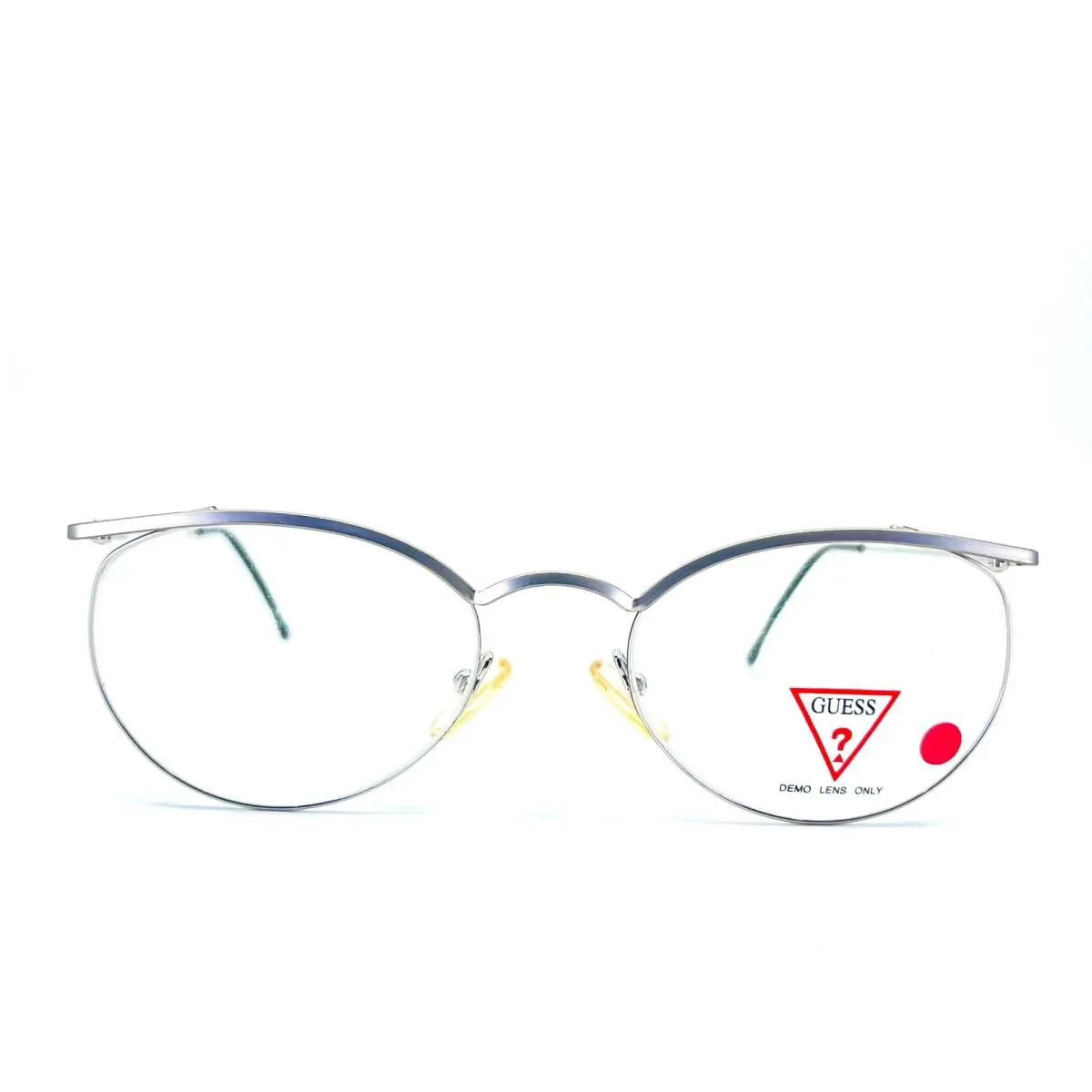 Guess Eyeglasses GU390 Msss Silver Rectangle Frames 52 21 140 mm a1