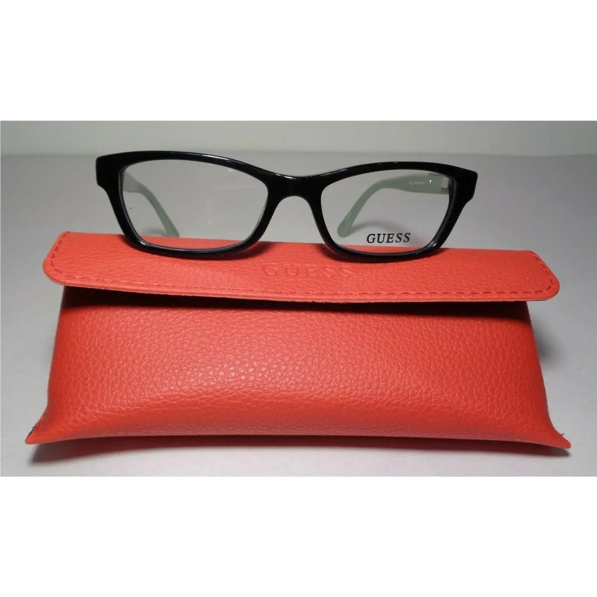 Guess GU2414 Black Green Crystal Encrusted Womens Eyeglass Frames