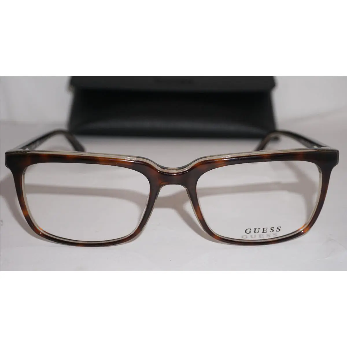 Guess Eyeglasses Havana Clear Edge GU50063 056 56 18 145