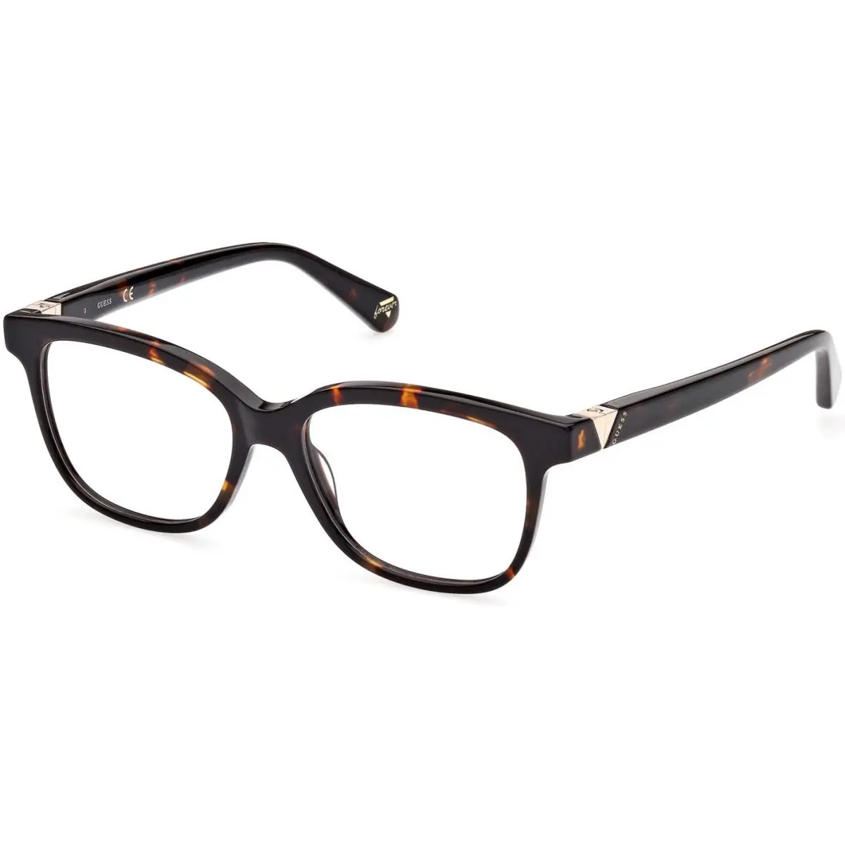 Guess GU5220 052 Shiny Tortoise Plastic Optical Eyeglasses Frame 51-15-140 GU RX