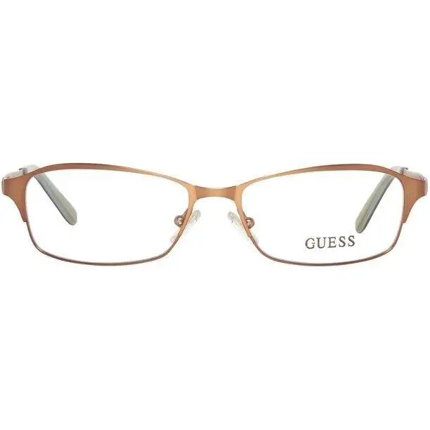 Guess GU2424 D96 Brn Rectangle Matte Brown Eyeglasses - Frame: Matte Brown