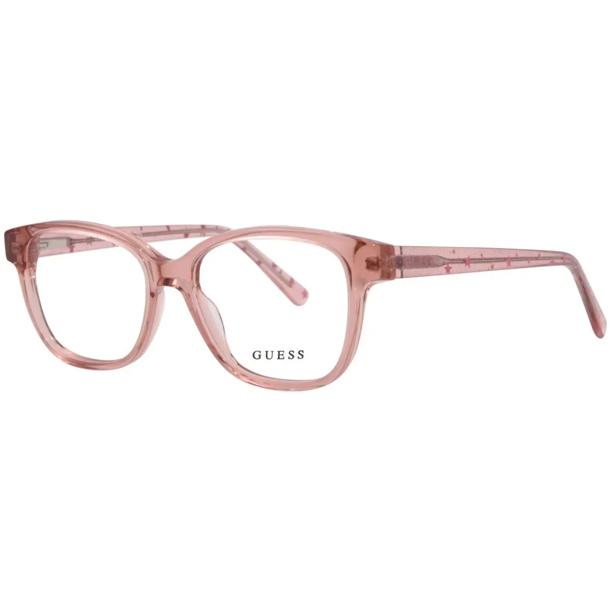 Guess GU9225 072 Eyeglasses Youth Kids Shiny Pink Full Rim Square Shape 47mm