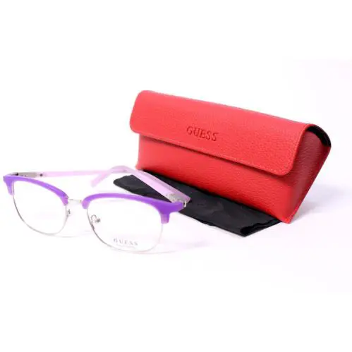 Guess GU3024 082 Purple Eyeglasses Size: 51- 17 - 135