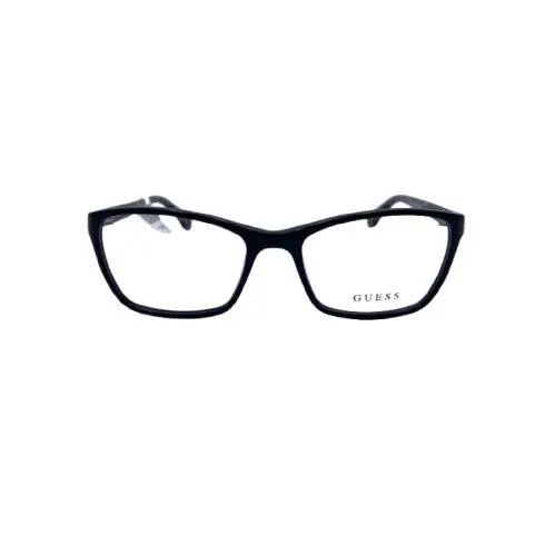 Women Guess GU2594 001 Cat Eye Black/denim Eyeglasses Frame