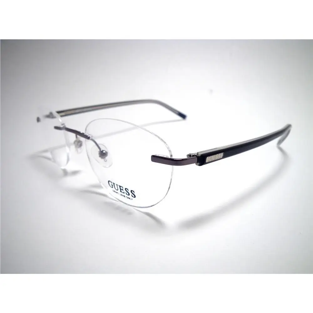 Guess Rimless Eyeglass Frame GU1536 Gun GU 1536