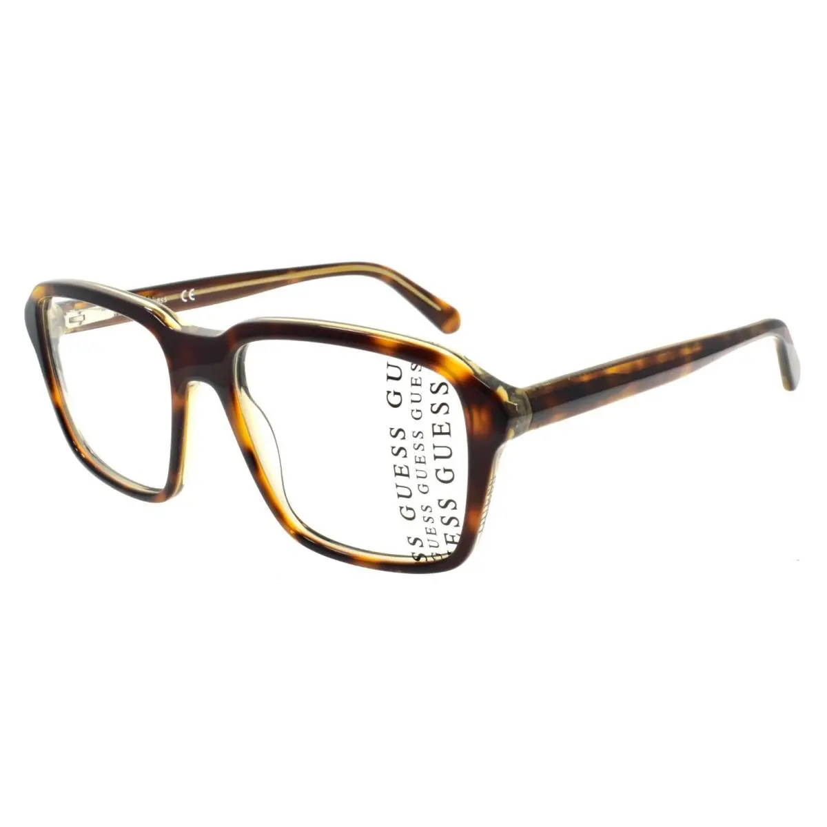 Guess GU50073 052 Men`s Eyeglasses Frames 54-17-145 Dark Havana