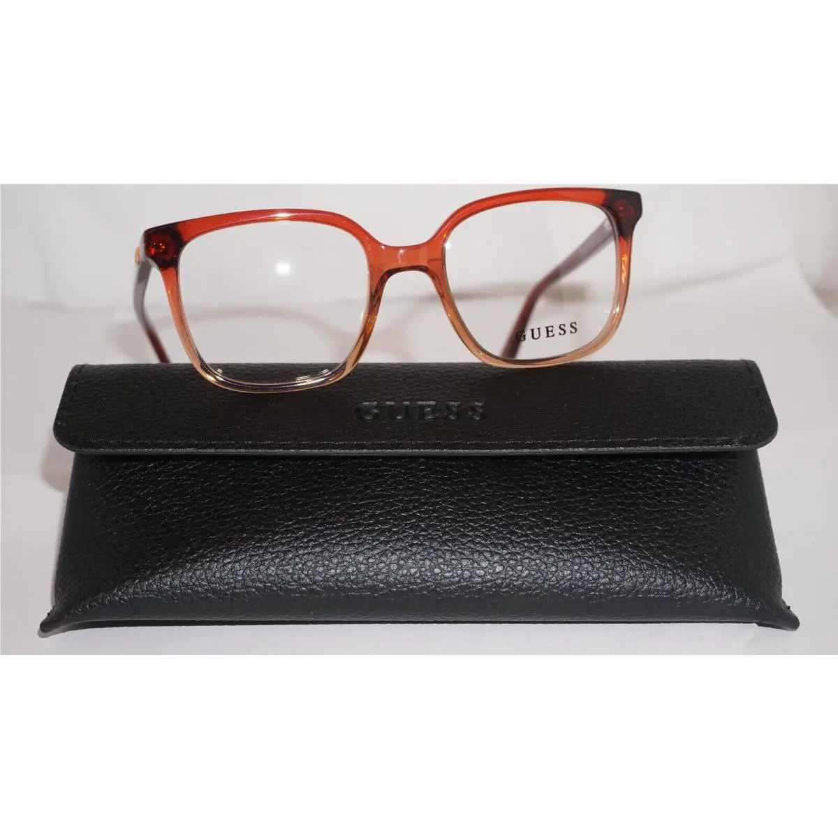 Guess Eyeglasses Red Gradient Transparent GU9215 071 46 17 135