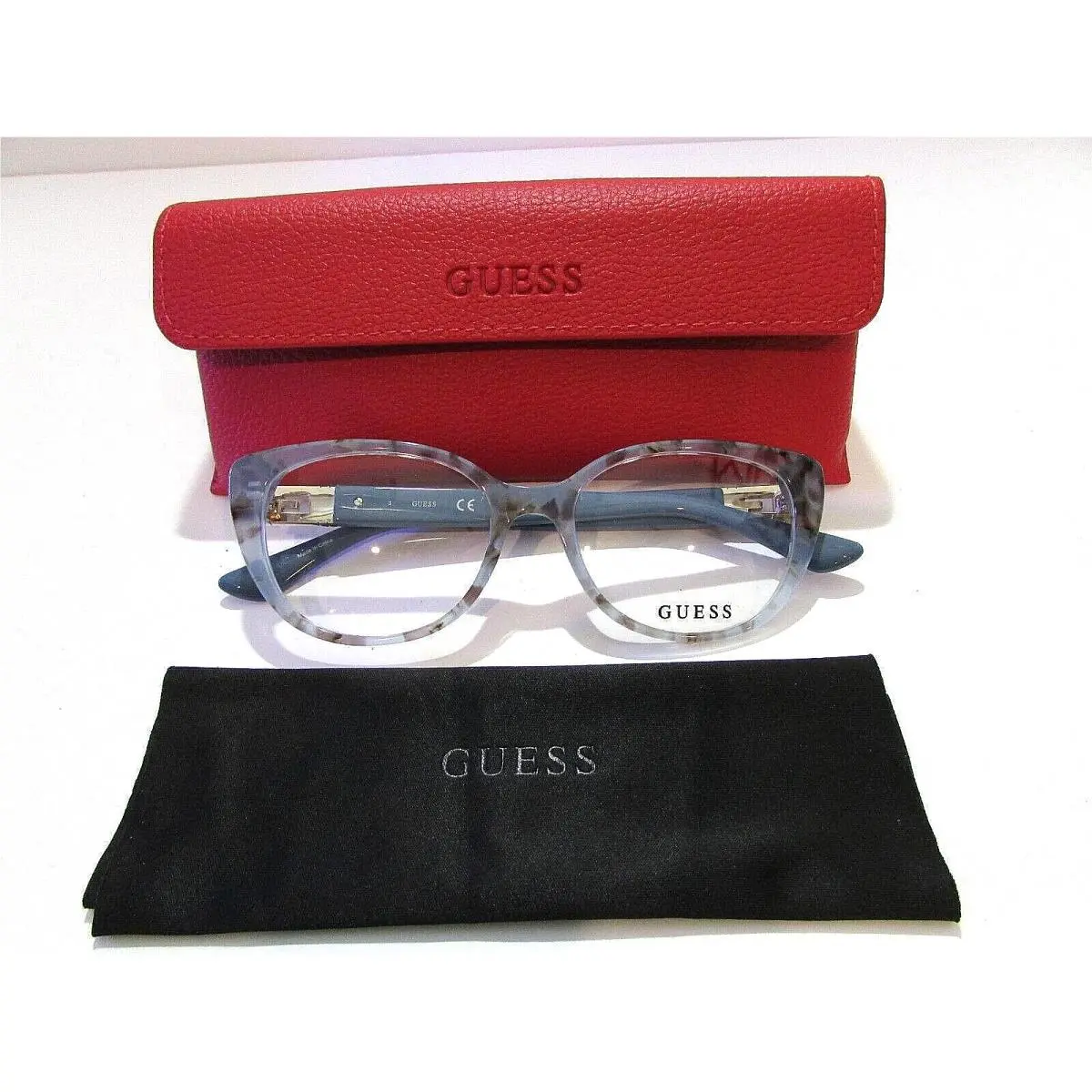 Guess GU2908 GU 2908 092 Blue/other Eyeglasses Rx-able Frame