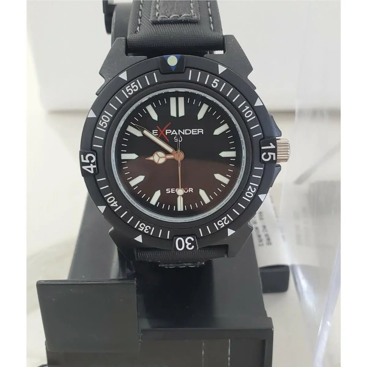 Sector Expander Men`s Watch Waterproof Guaranteed 40mm Case