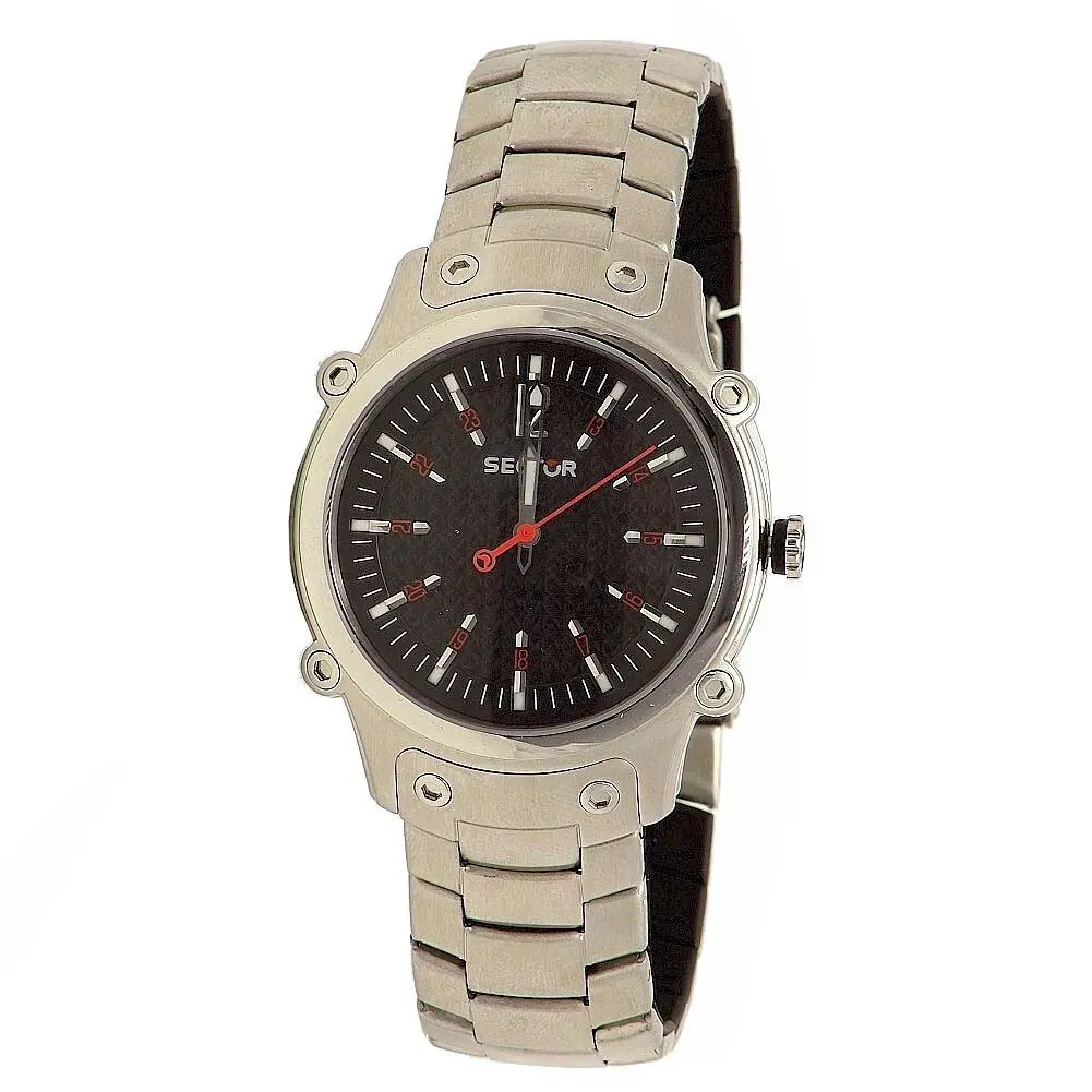 Men`s Slim 400 3H 3253404025 Gunmetal Stainless Steel Analog Watch by Sector