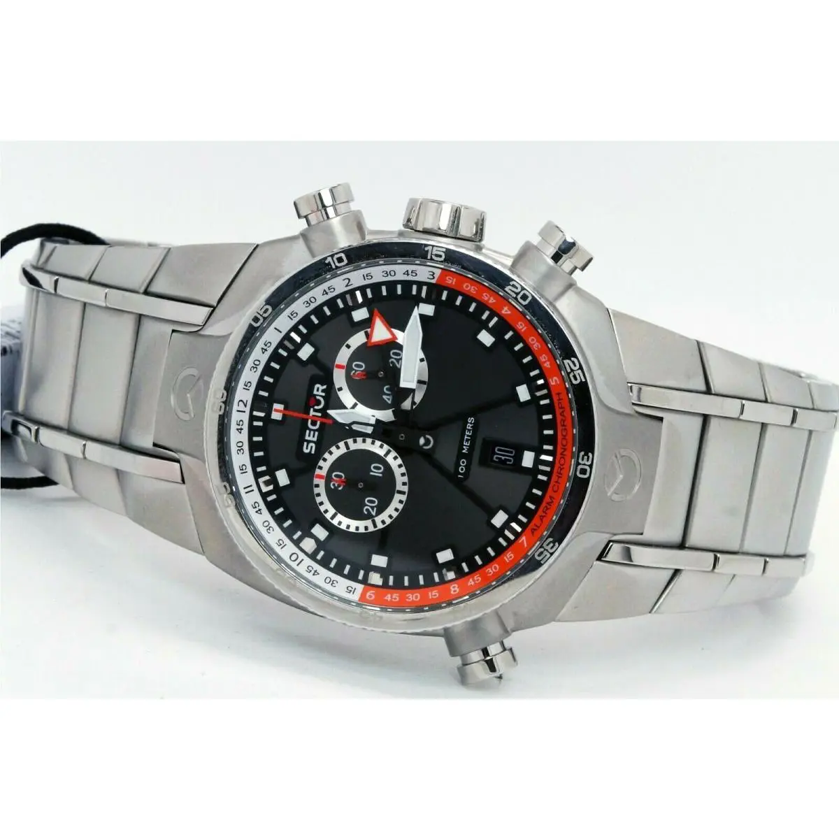 R3271695125 Swiss Alarm Chronograph Steel Sport Watch Analog Quartz by Sector