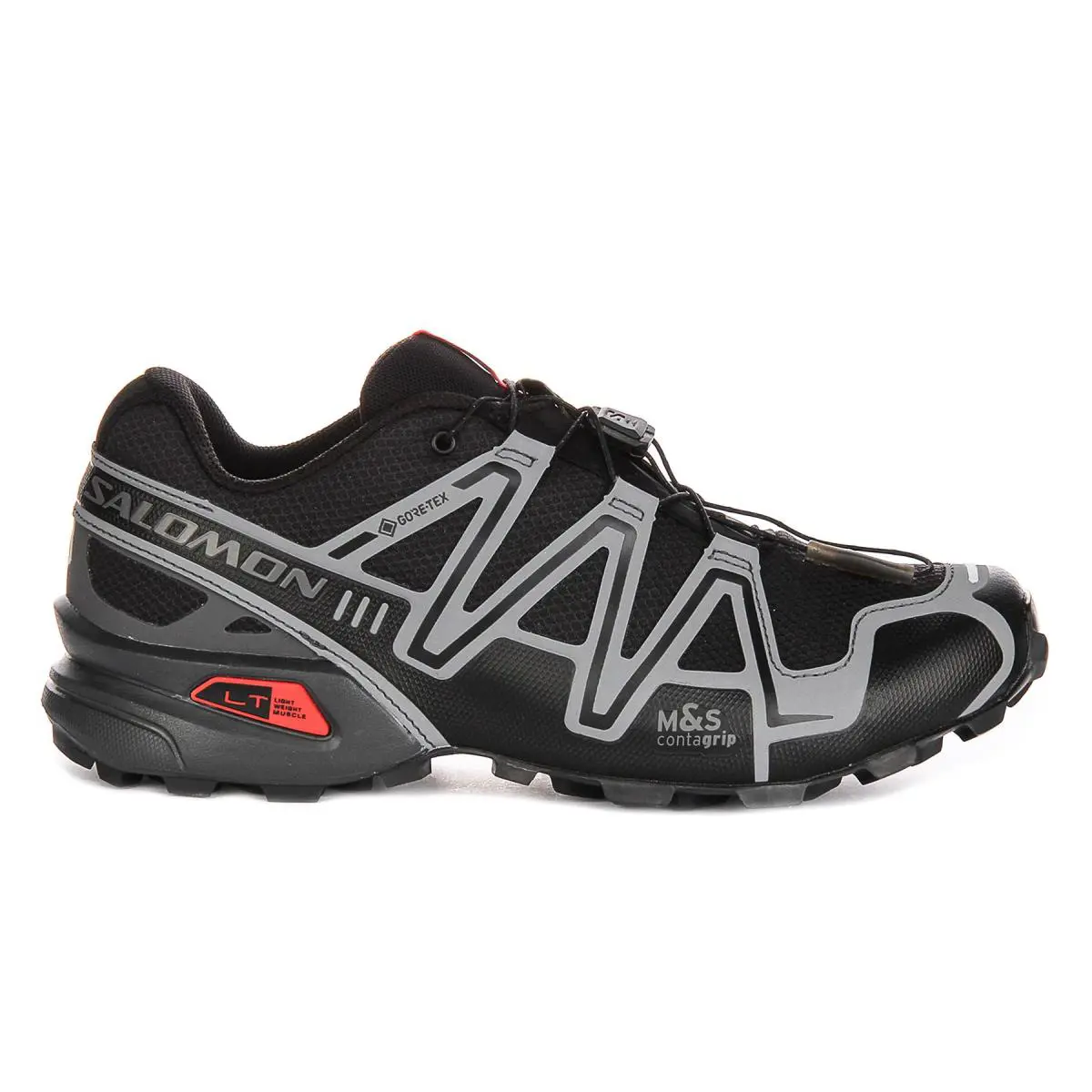 Salomon shoes - BLACK RED 0