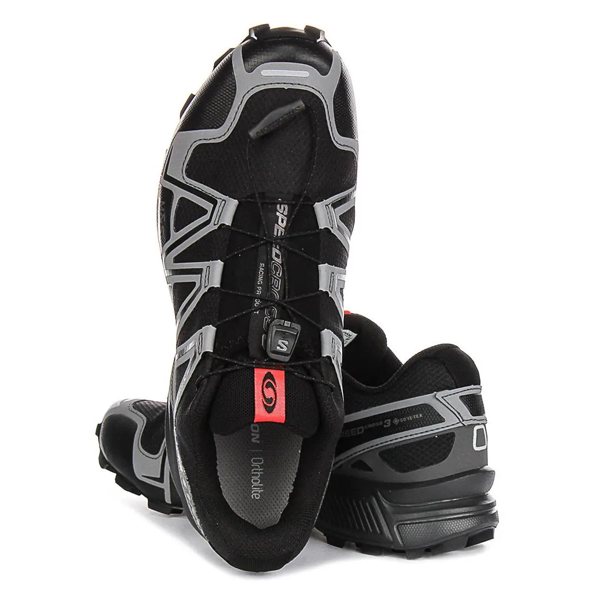 Salomon shoes - BLACK RED 2