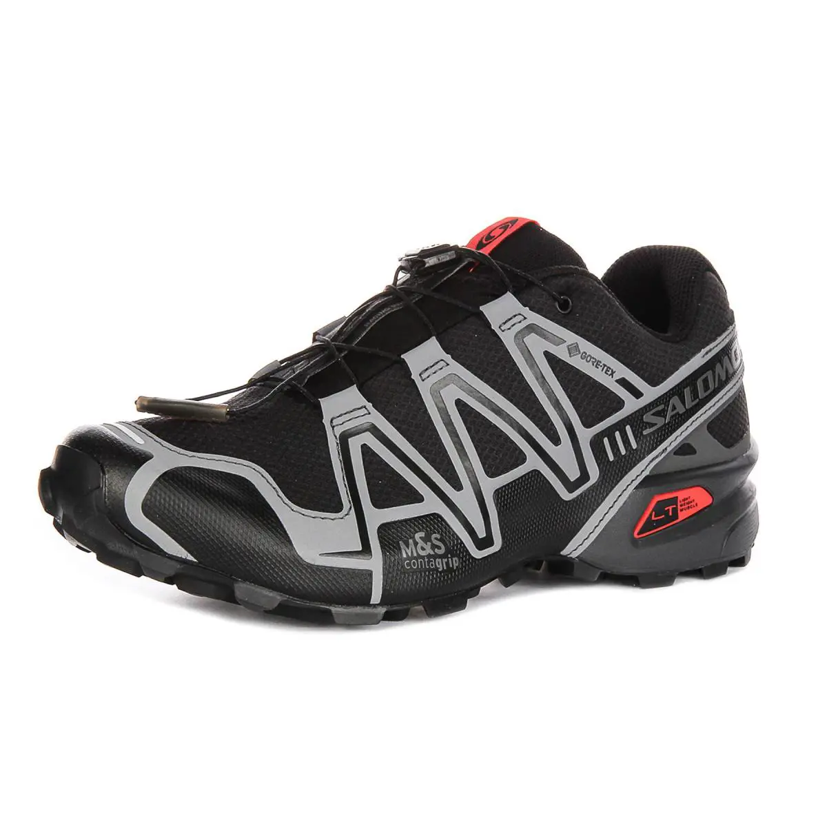 Salomon shoes - BLACK RED 4