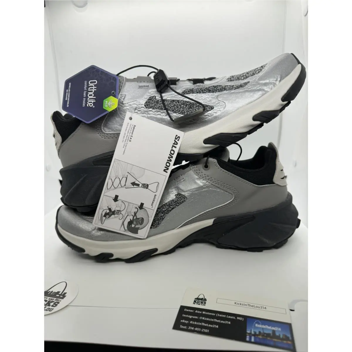 Salomon shoes - Salomon Speedverse - Speedverse - L41754500 - Silver 4