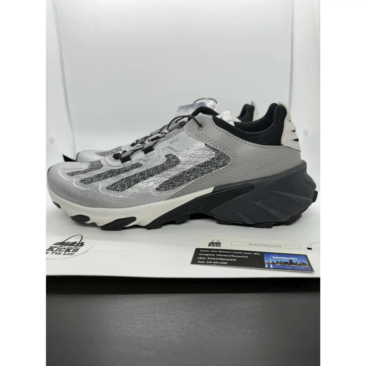 Salomon shoes - Salomon Speedverse - Speedverse - L41754500 - Silver 9