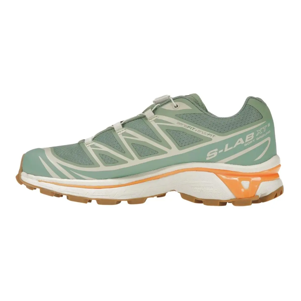 Salomon shoes - GRANITE GREEN/AQUIFER/BLAZING ORANGE 5