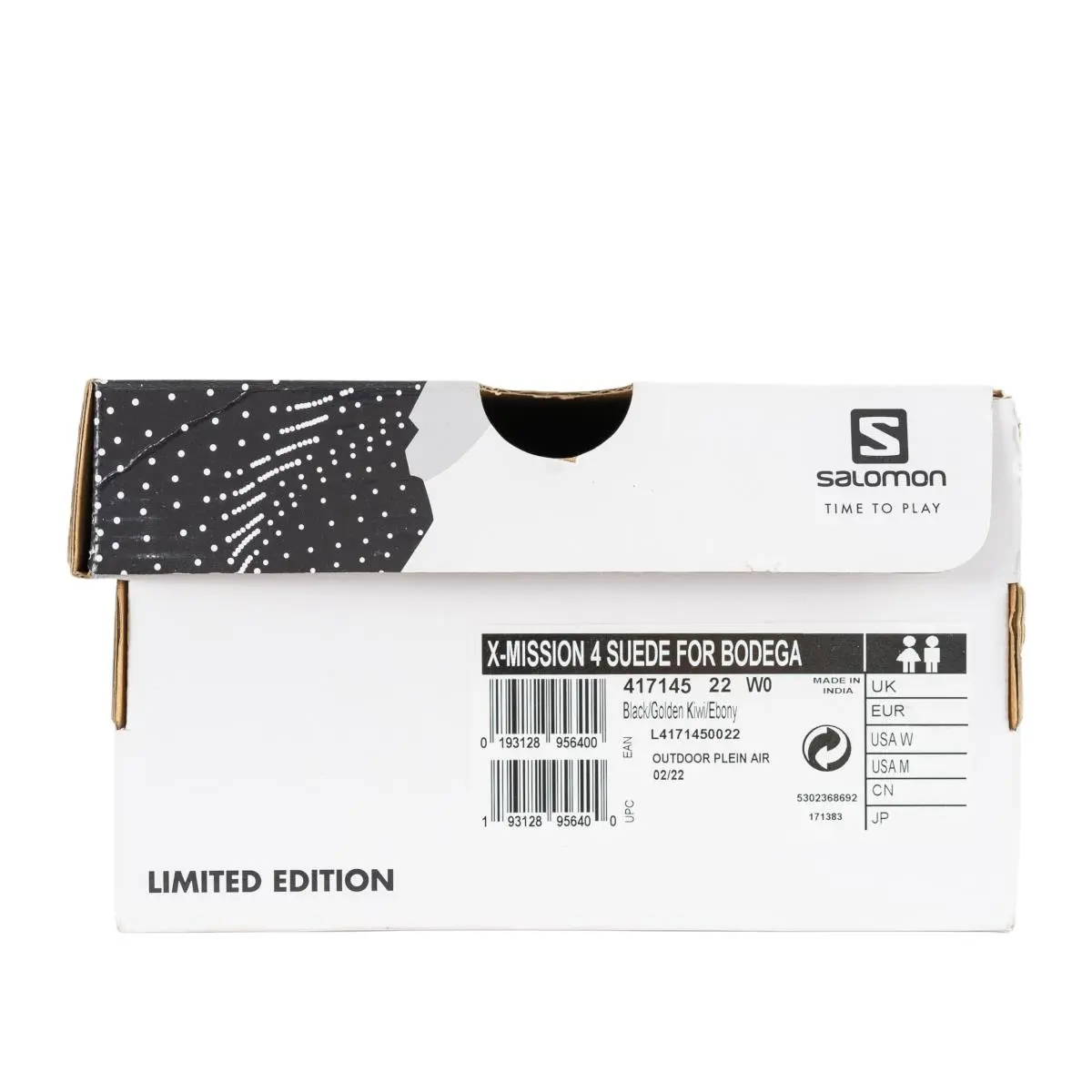 Salomon shoes - L4171450 - L4171450 - Black/Golden Kiwi/Ebony 5