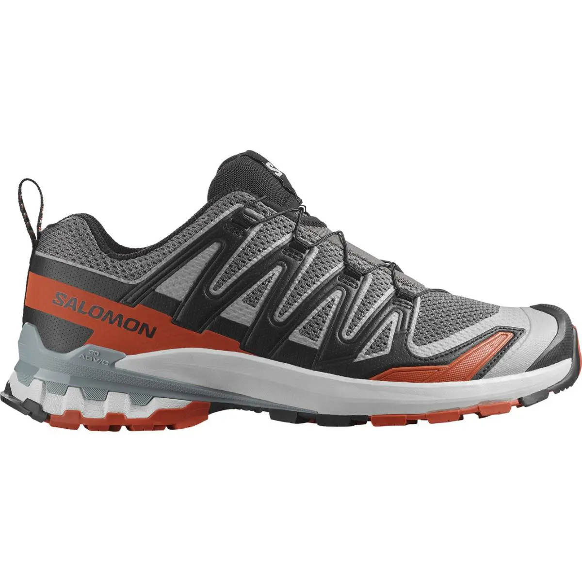 Salomon XA Pro 3d V9 Castlerock/black/ochre Running Shoe Men`s US Sizes 7-14 - Castlerock/Black/Burnt Ochre