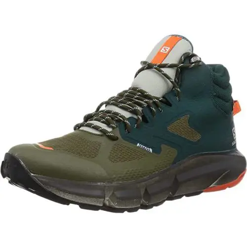 Salomon shoes - ‎Predict Hike Mid Gtx - Hike Mid Gtx - Ponderosa Pine/Olive Night/Red Orange 5