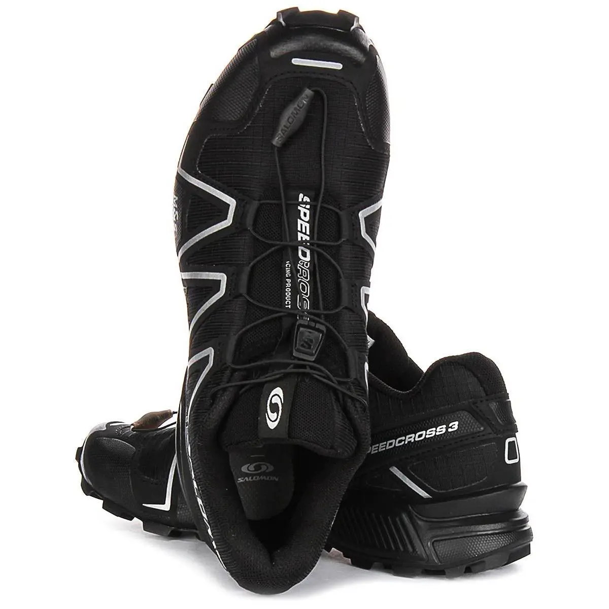 Salomon shoes - BLACK SILVER 2