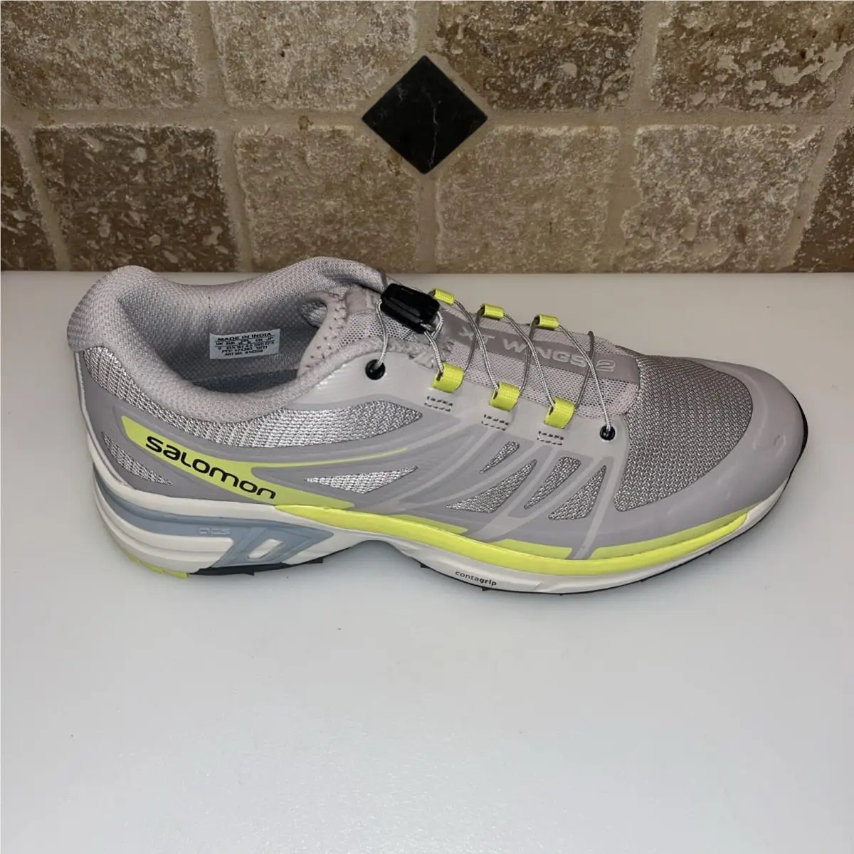 Xt-wings 2 Trail Running Shoes Men 9 M 416258 Yellow Grey by Salomon