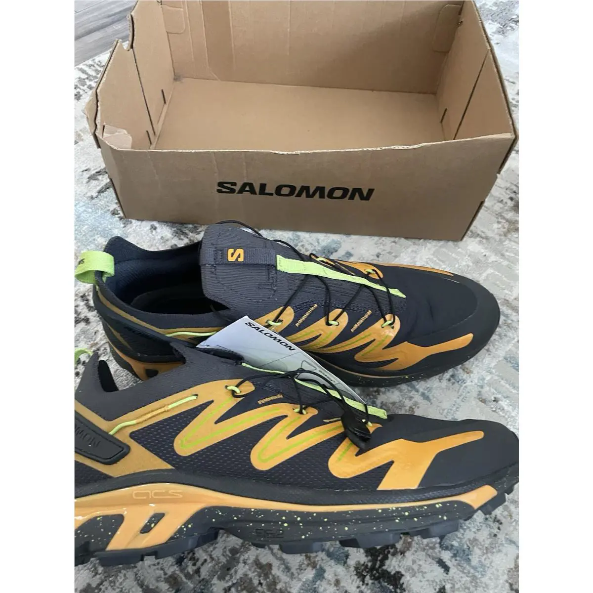 Salomon shoes - Salomon XT Rush 2 - Rush - 473143 - Ebony/blazing Orange/bright Lime Green (UPC: 0195751260343) 0