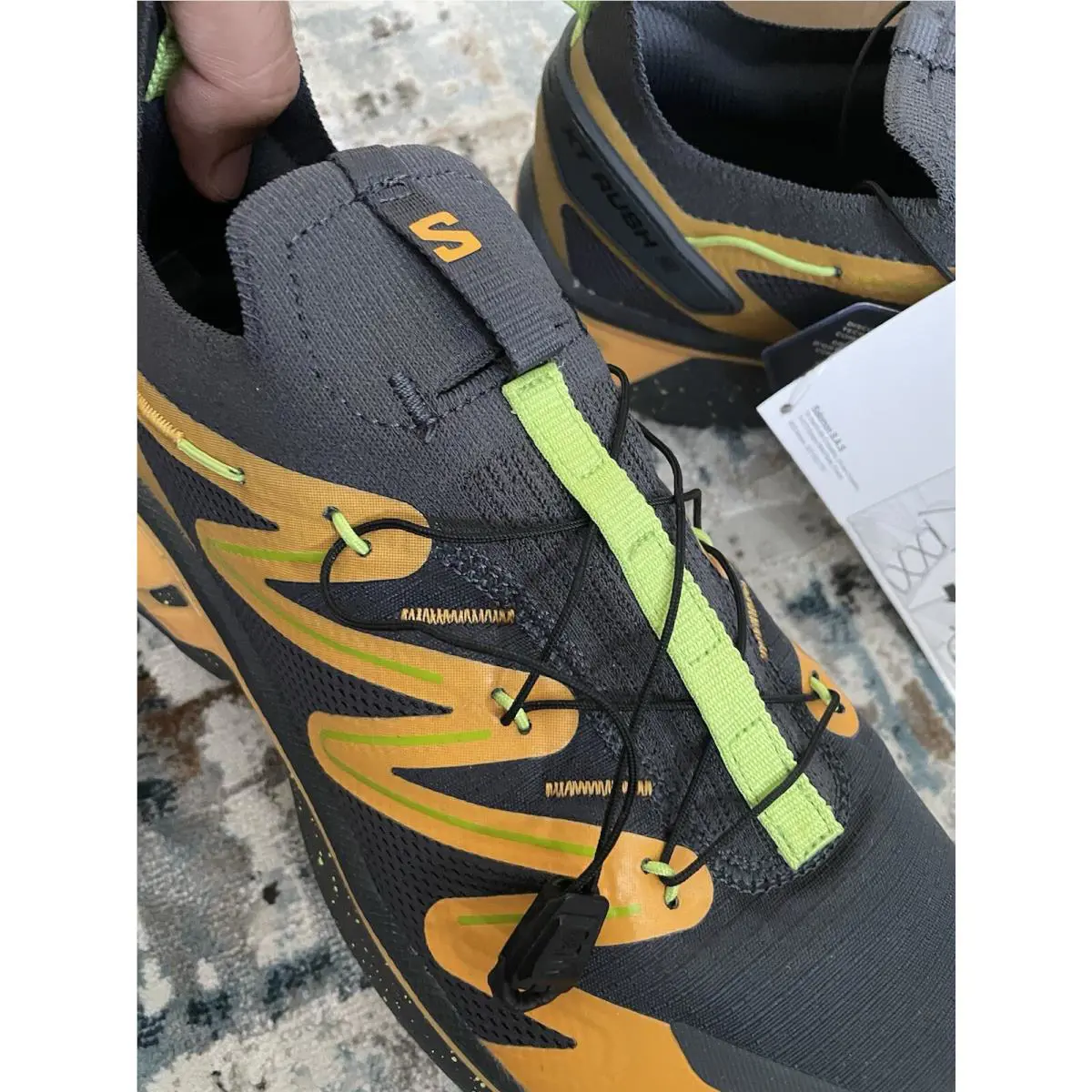 Salomon shoes - Salomon XT Rush 2 - Rush - 473143 - Ebony/blazing Orange/bright Lime Green (UPC: 0195751260343) 4