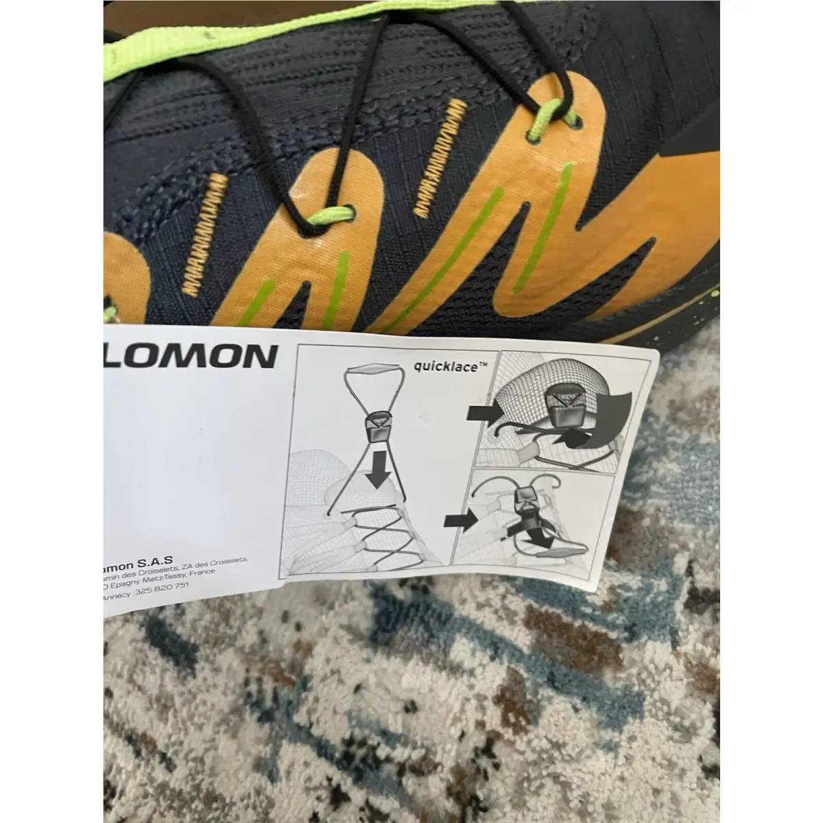 Salomon shoes - Salomon XT Rush 2 - Rush - 473143 - Ebony/blazing Orange/bright Lime Green (UPC: 0195751260343) 5