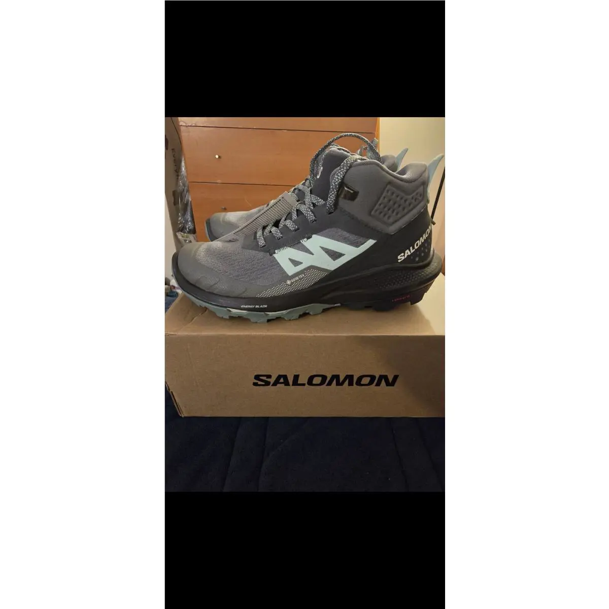 Salomon shoes - OUTpulse - OUTpulse - 470672 - Ebony/Quiet Shade 2