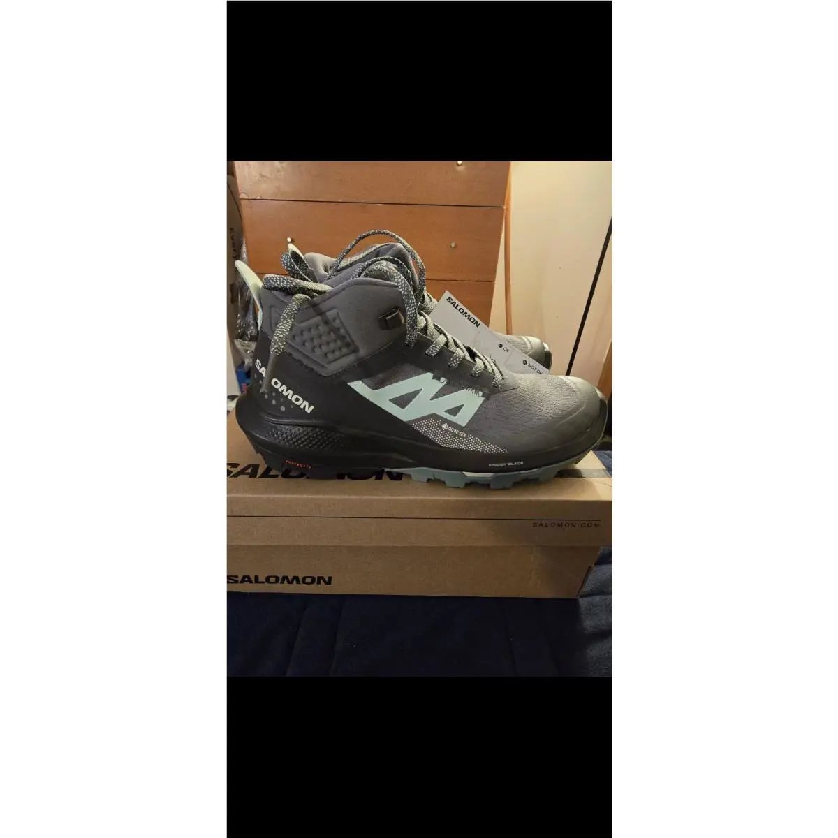 Salomon shoes - OUTpulse - OUTpulse - 470672 - Ebony/Quiet Shade 3