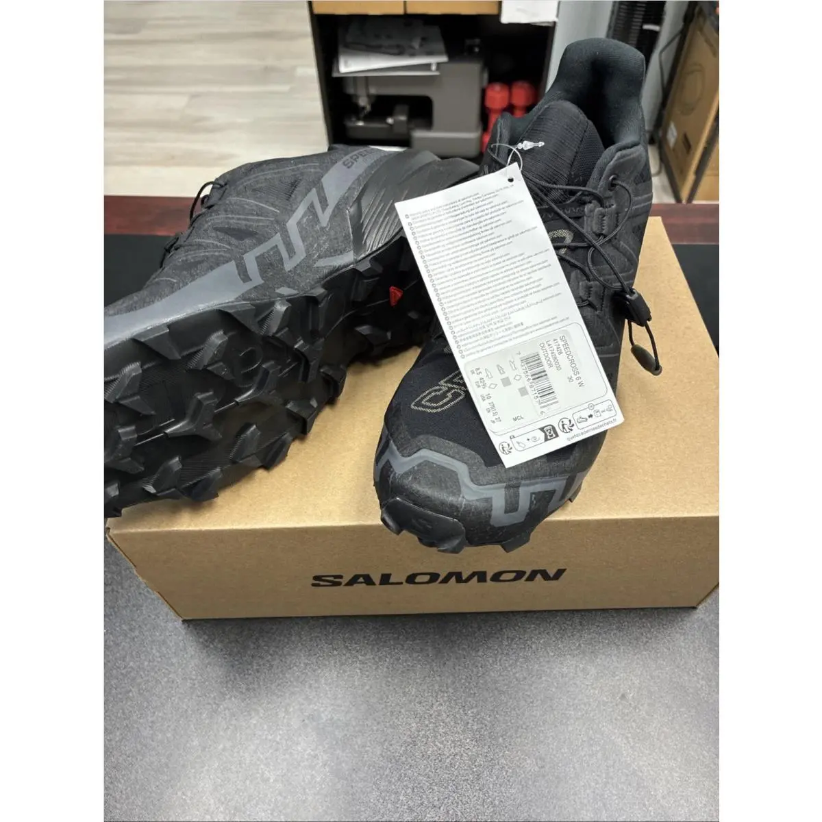 Salomon shoes - Salomon Speedcross 6 - Speedcross - L41743400 - Black 1