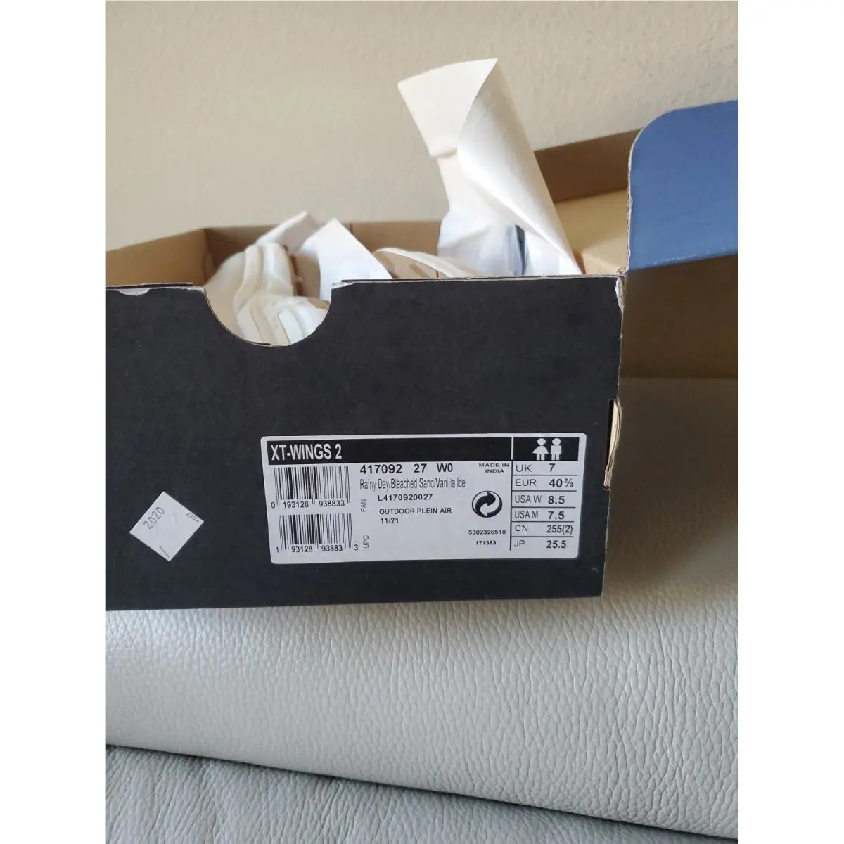 Salomon shoes - Salomon XT Wings - Wings - L47473700 - Sand Vanilla Beige 7