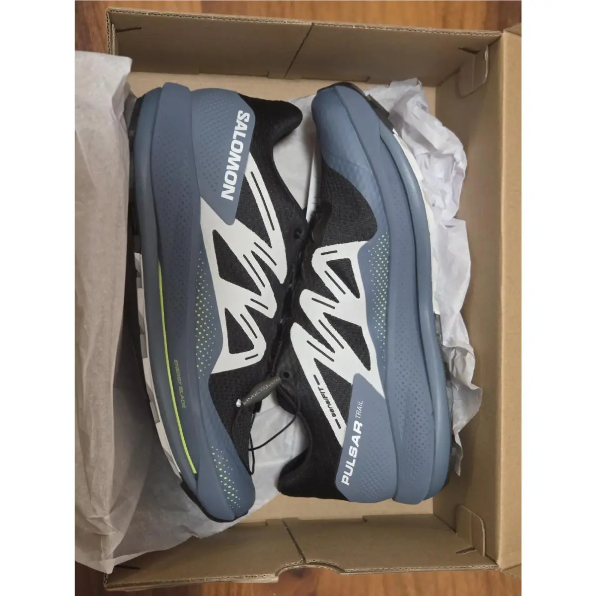 Salomon Pulsar Trail Running Black/blue Men’s 10.5