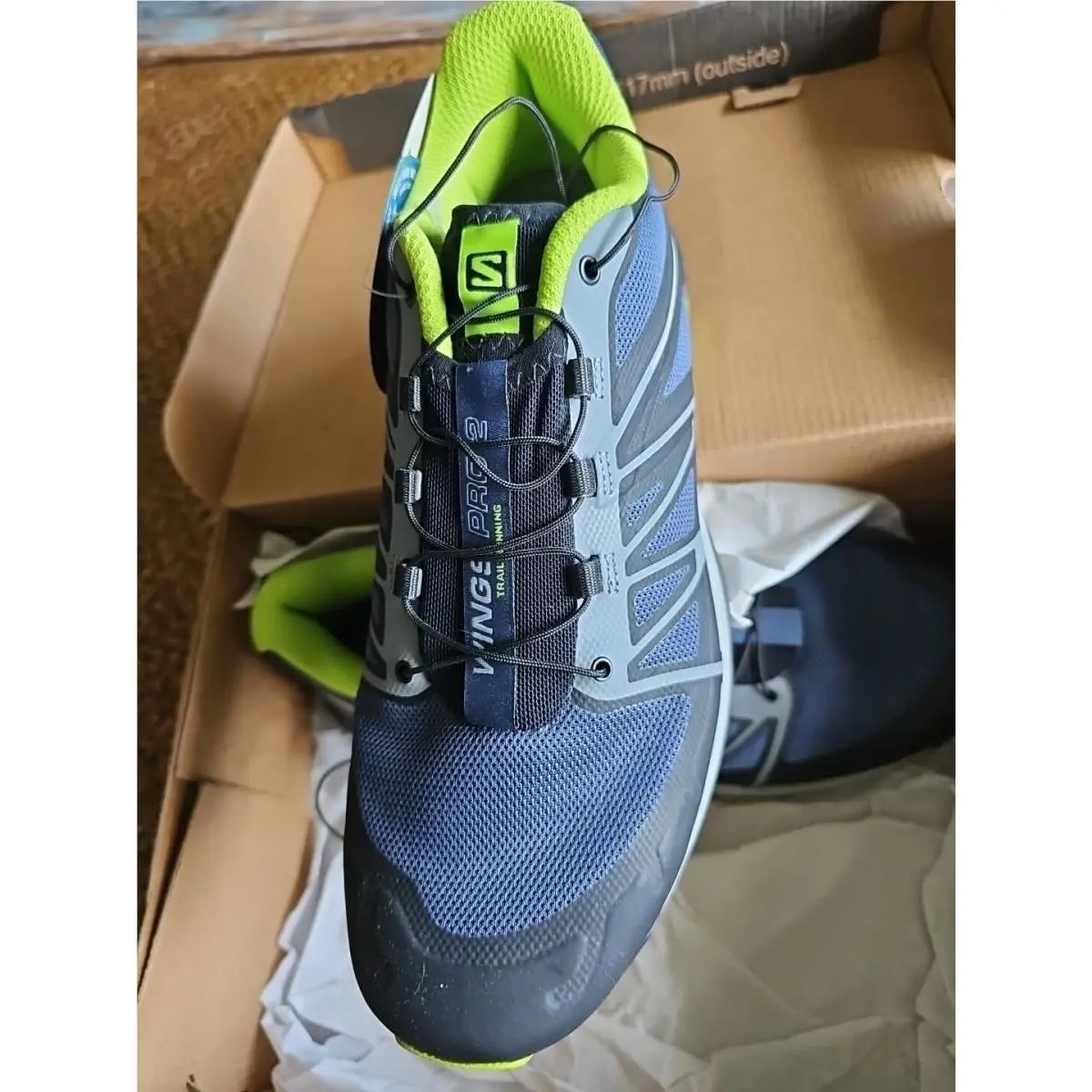 Salomon shoes - Salomon Wings Pro - Wings Pro - 381555 - Gray (UPC: 887850855246) 0