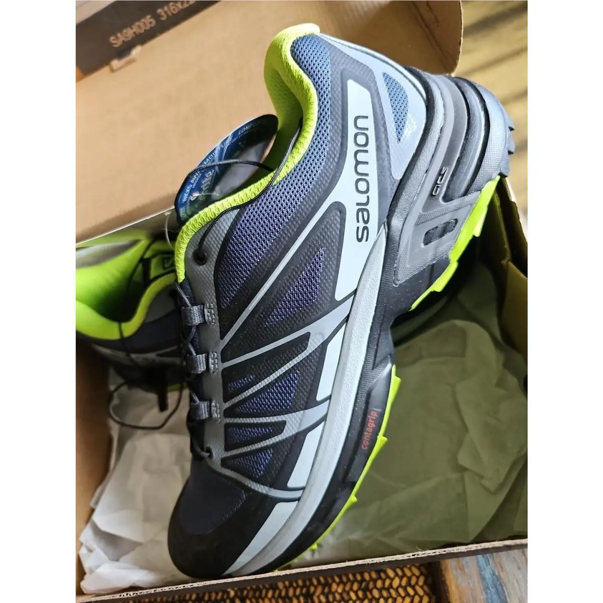 Salomon shoes - Salomon Wings Pro - Wings Pro - 381555 - Gray (UPC: 887850855246) 1