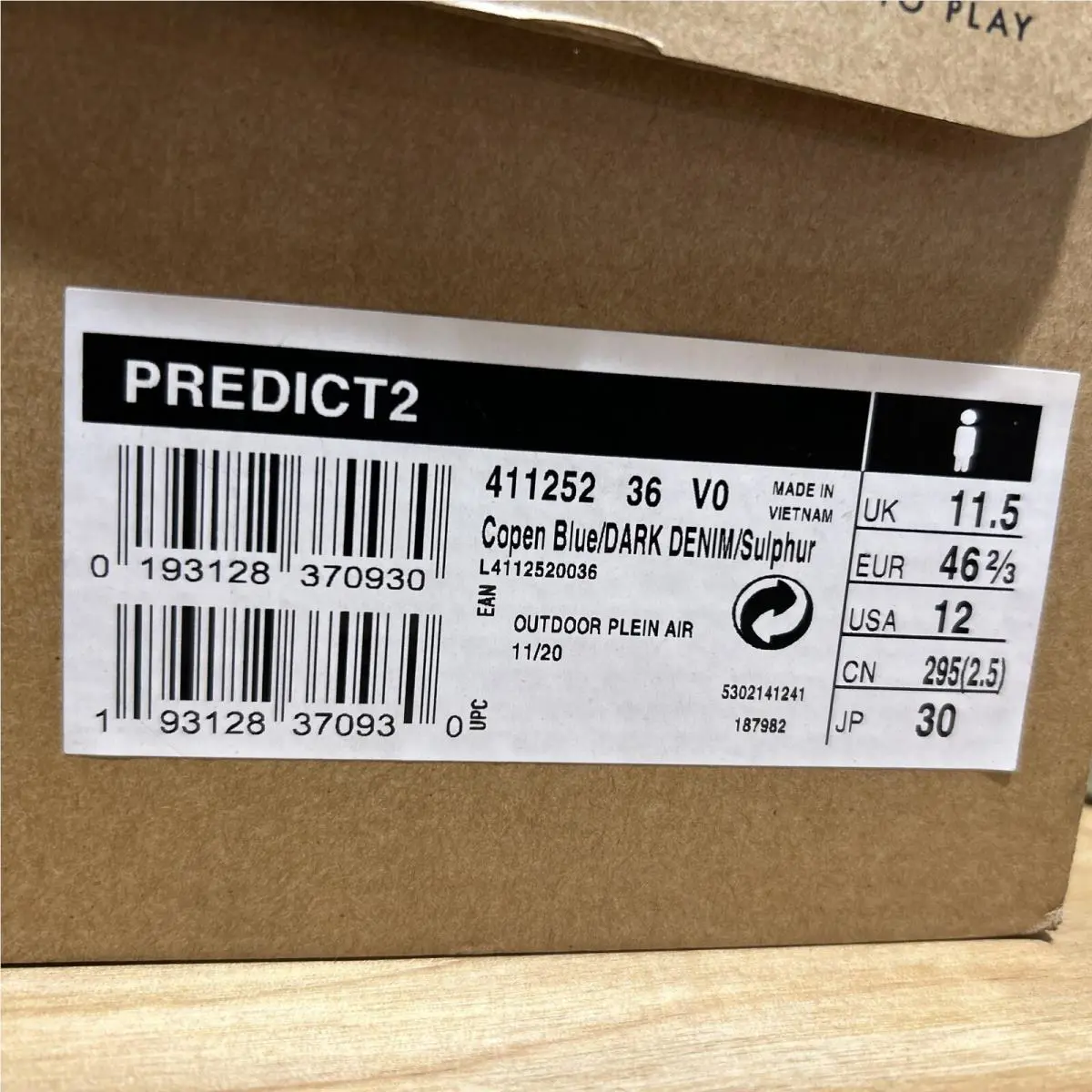 Salomon shoes - Salomon Predict 2 - Predict - L41125200 - Blue 3
