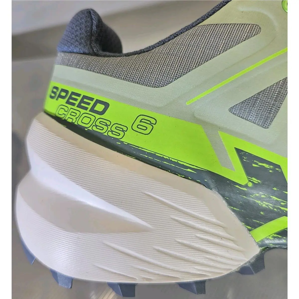 Salomon shoes - Salomon Speedcross 6 - Speedcross - Sneaker - Quarry/Green Gecko/Flint Stone 10