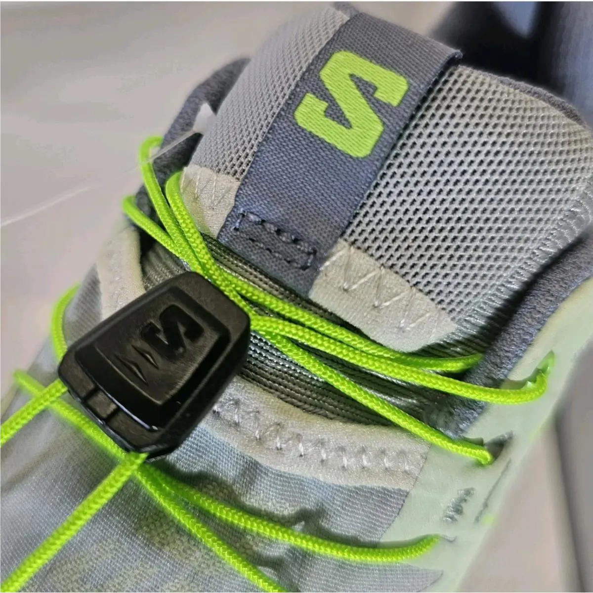 Salomon shoes - Salomon Speedcross 6 - Speedcross - Sneaker - Quarry/Green Gecko/Flint Stone 14